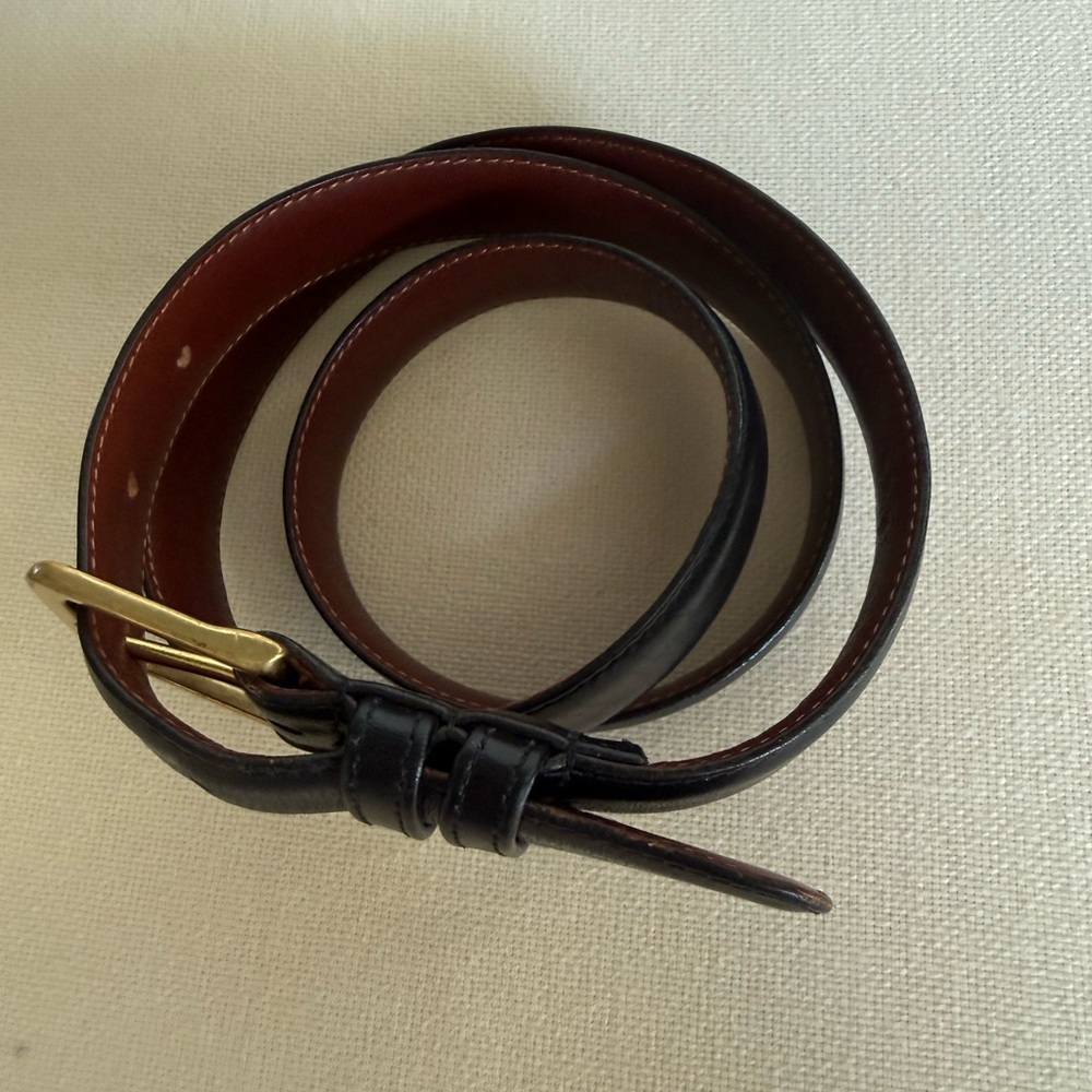 Coach 5700 Men’s Black Leather Belt Size 38/95CM - Picture 5 of 14